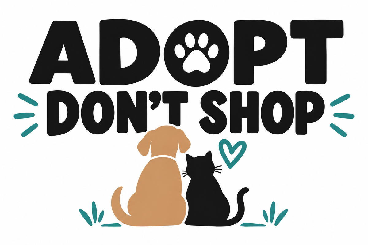 Adopt Don’t Shop Yard Sign – Support Shelter Pets